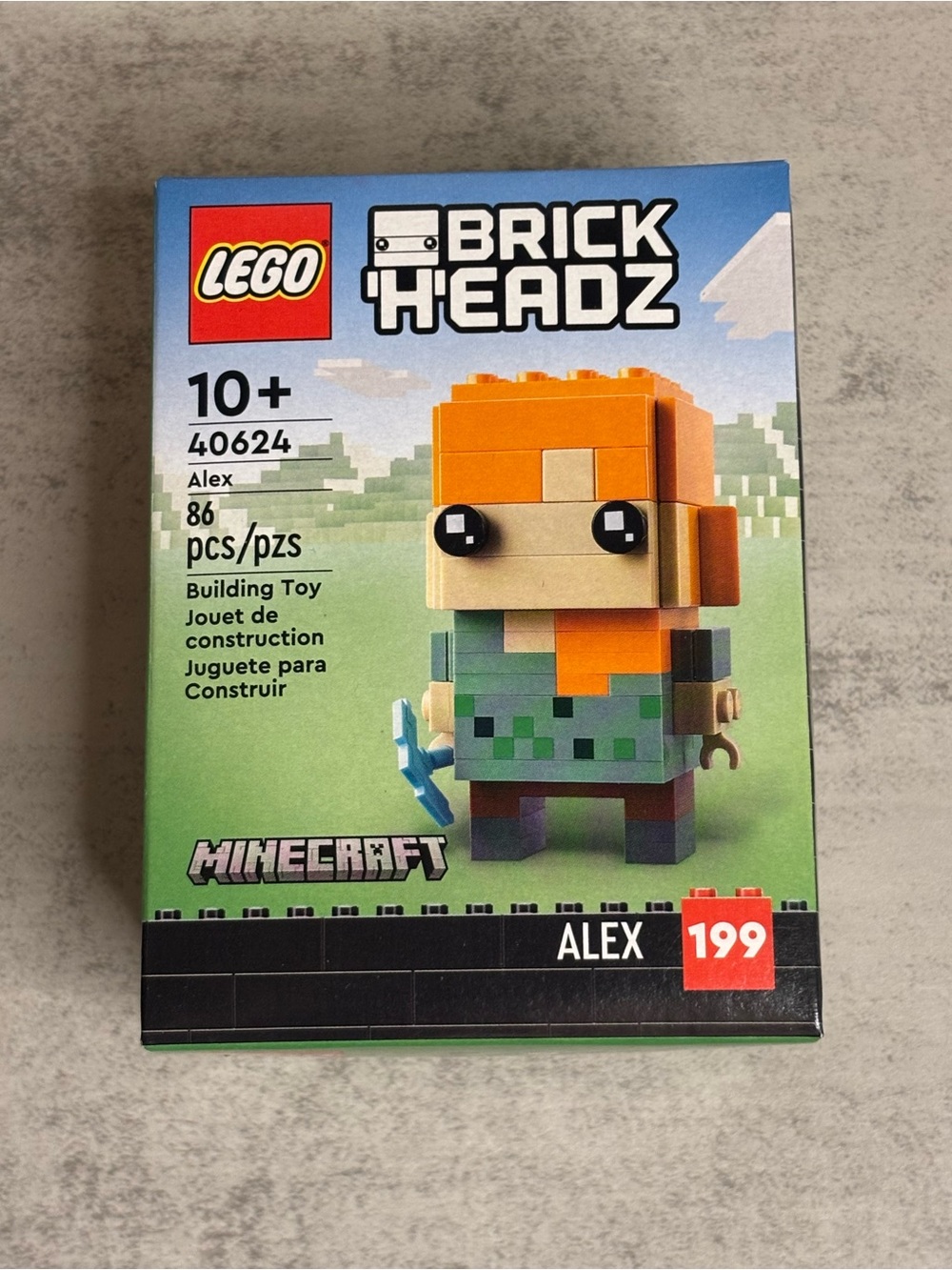 Lego BrickHeadz Minecraft Alex Set (#40624)